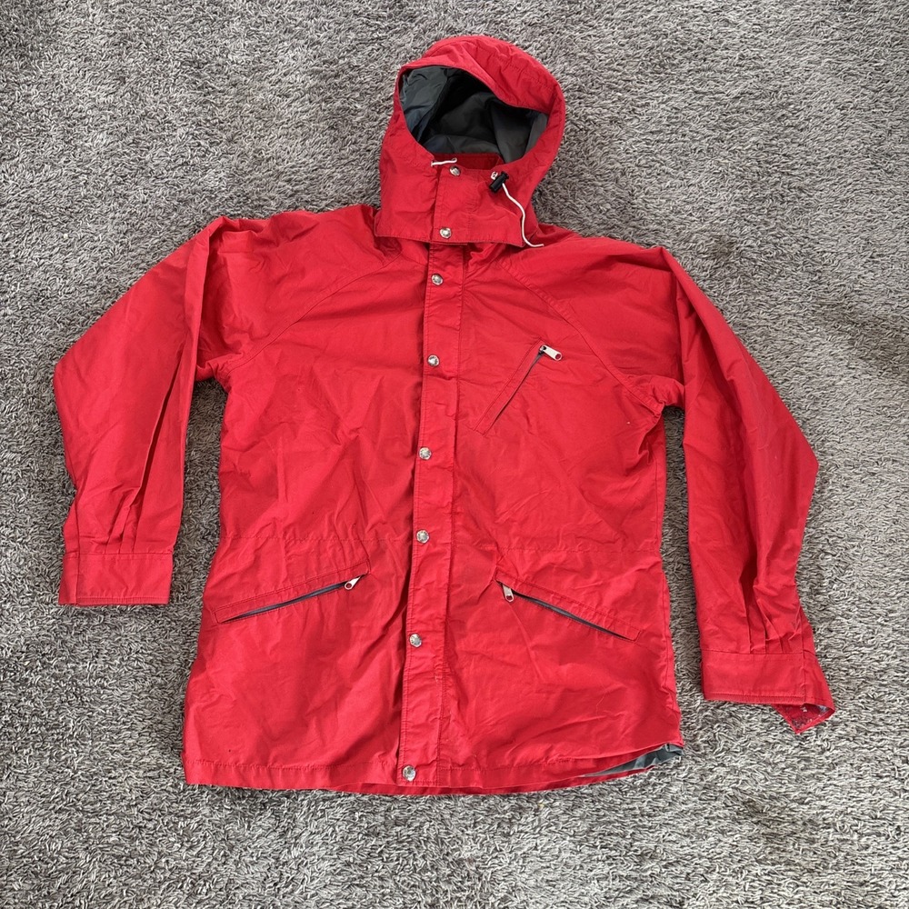 Vintage 70s 80s The North Face Gore Tex Red Jacket Large Made In USA Gorpcore